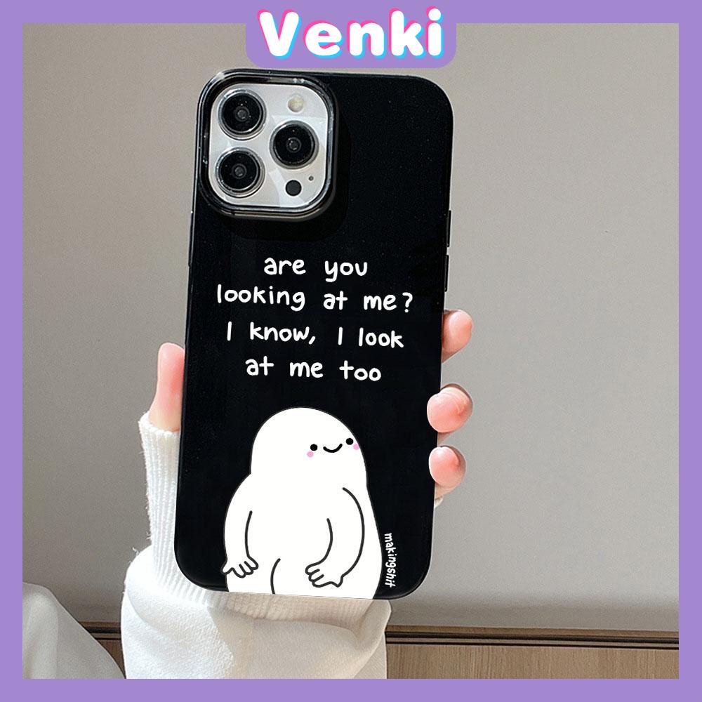 VENKI - For iPhone 11 iPhone Case Pink Glossy TPU Soft Case Shockproof Protection Camera Cute Cute Rabbit Compatible with iPhone 14 13 Pro max 12 Pro Max xr xs max 7Plus 8Plus