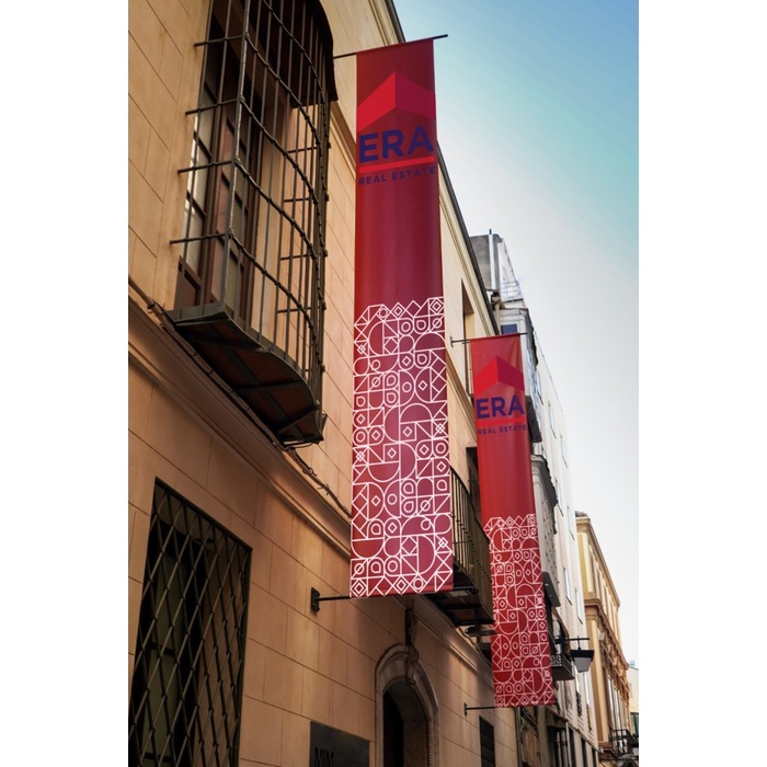 BENDERA UMBUL UMBUL PARTAI BENDERA UMBUL UMBUL CUSTOM SATIN PELES - WARNA/POP ART, PELES 250X50