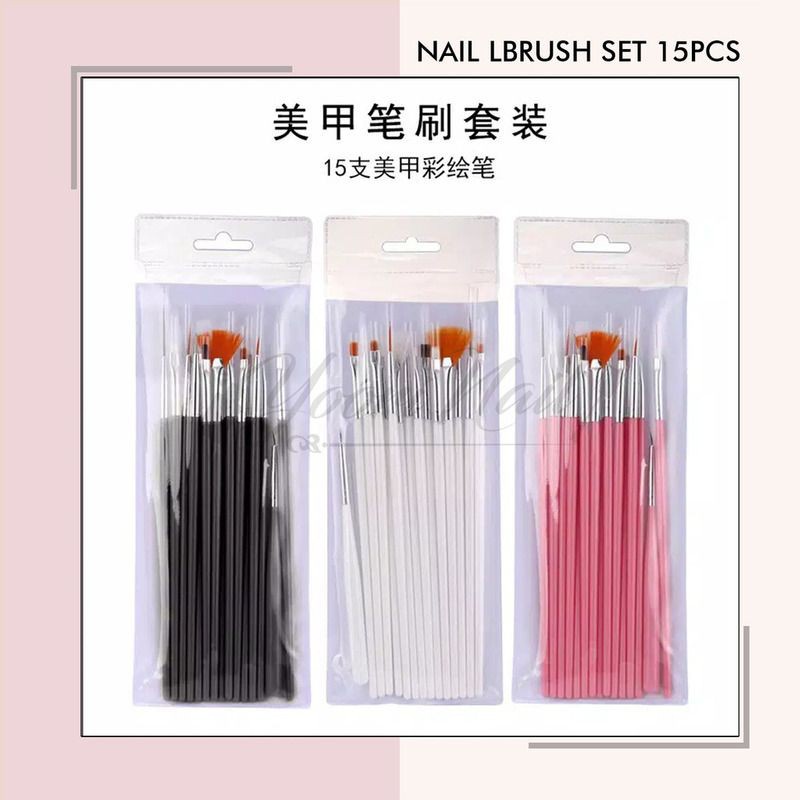 Nail art kit package 6 perlengkapan nailart paket decoration kuku nail art lengkap hiasan