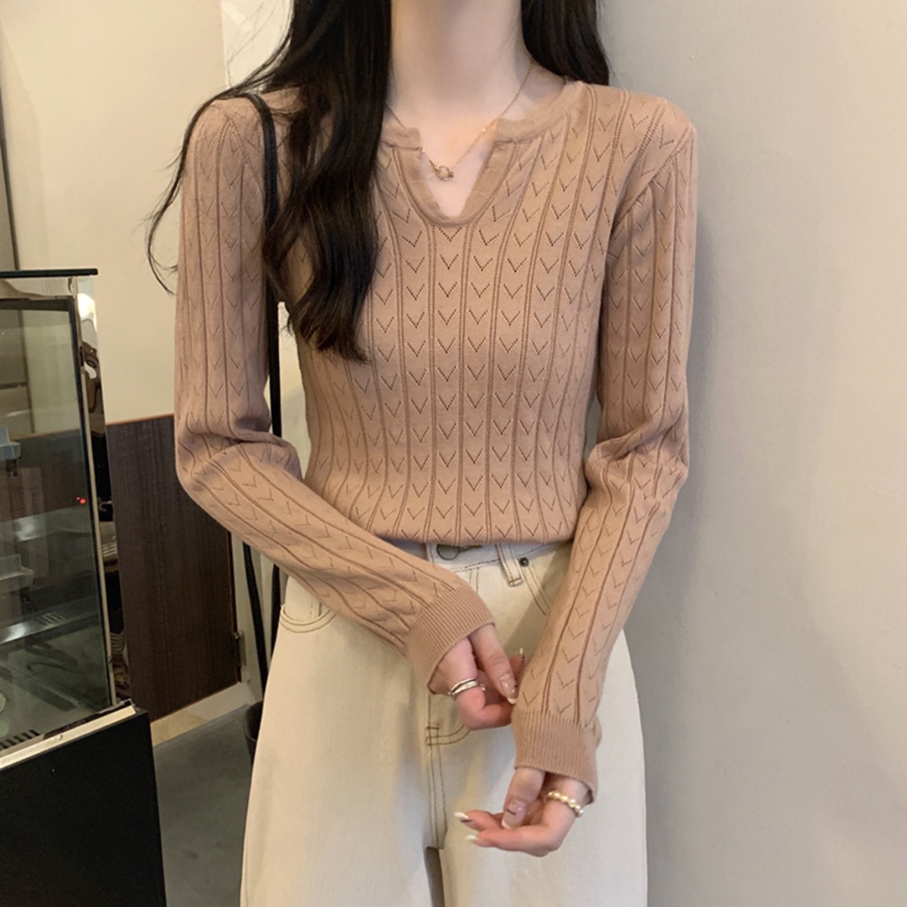 TELLY ➡️ BJ-030 Atasan Wanita Korean Style Lengan Panjang Turtleneck Rajut Import Premium | Baju Import Rajut Turtleneck Lengan Panjang