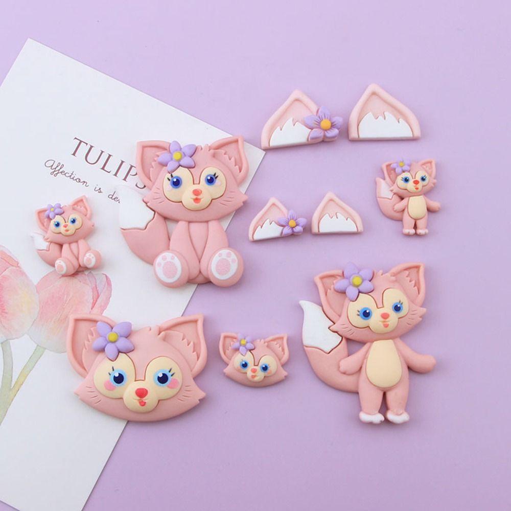 Mxbeauty Diy Resin Patch Lucu Kasus Ponsel Berlapis Resin Diy Membuat Bahan Buatan Tangan Diy Scrapbooking Phone Shell Patch Ungu Telinga Kecil Diy Kerajinan Tangan