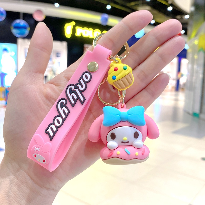 3d Lucu Kartun Donat Hewan Ajaib Gantungan Kunci Tas Ransel Pesona Liontin Earphone Case Tali Anti Hilang Untuk Airpods Inpods 1 2 3 PRO 4 6 12 I12 i13 Pro4 pro6