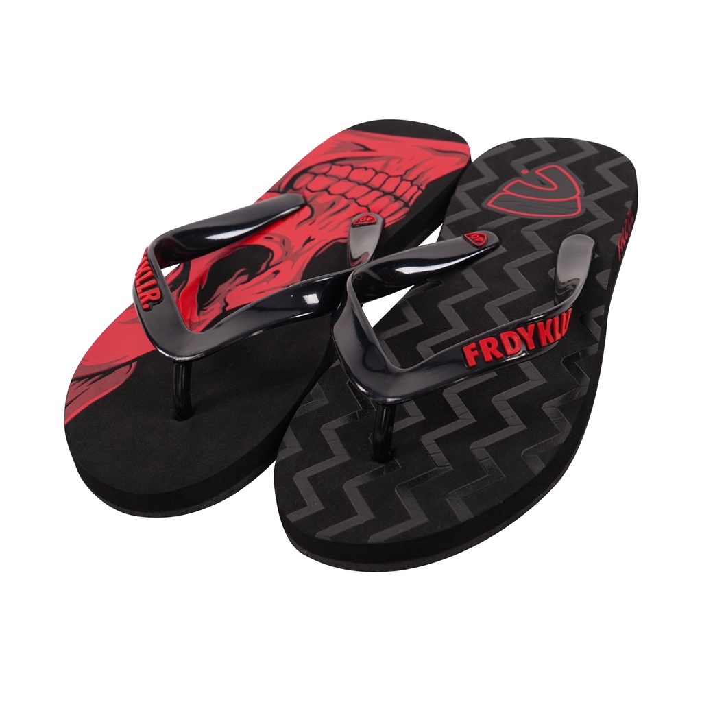 SANDAL FRIDAY KILLER | DGRIM BLACK RED