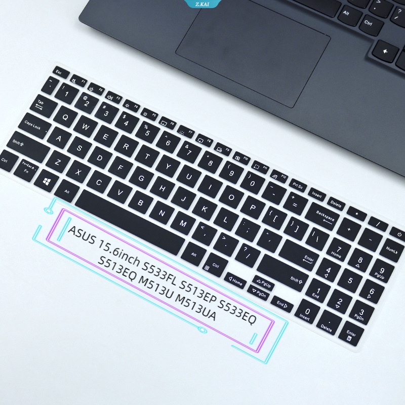 Cover Keyboard Laptop Untuk ASUS 15.6inch S533FL S513EP S533EQ S513EQ M513U M513UA Silikon Lembut Dan Nyaman Pelindung Kulit Film TPU Clear Film Silicone Cover [ZK]