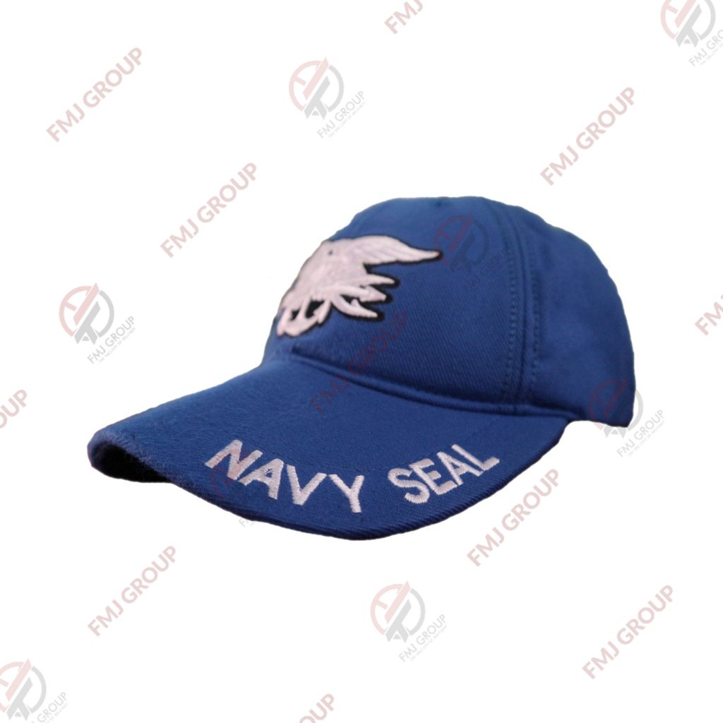 Topi Navy Seal Kanvas Rafel Biru