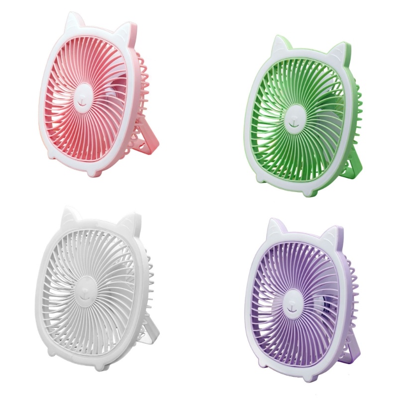 Vivi Kipas Angin USB Portabel Lampu Malam 3Speeds Desktop Gantung Ceiling Cooling Fan