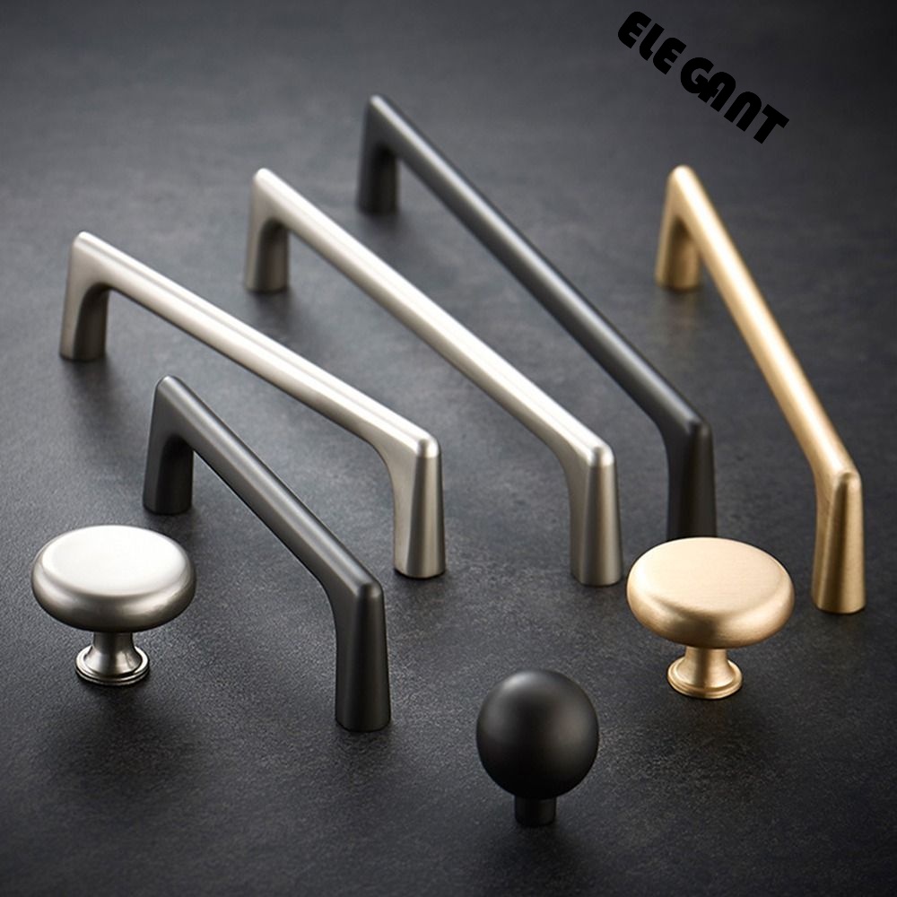 [Elegan] Handle Lemari Pearl Grey 1Pcs Tarikan Pintu Minimalis Simple Modern