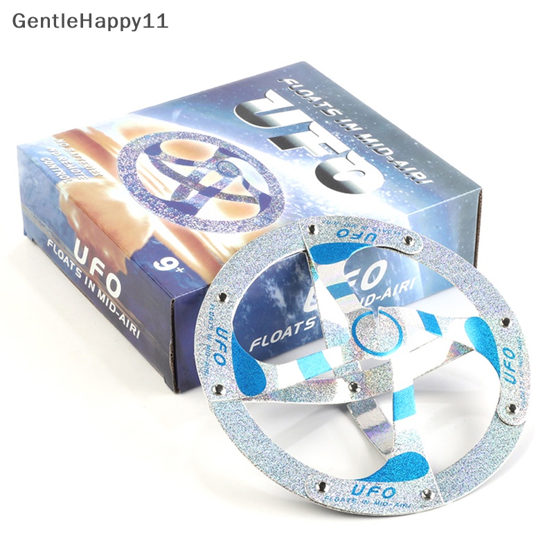 Gentlehappy 1Pc Mainan Trik Sulap Misteri UFO Floag Terbang Magic Flying Saucer Outdoor Toy id