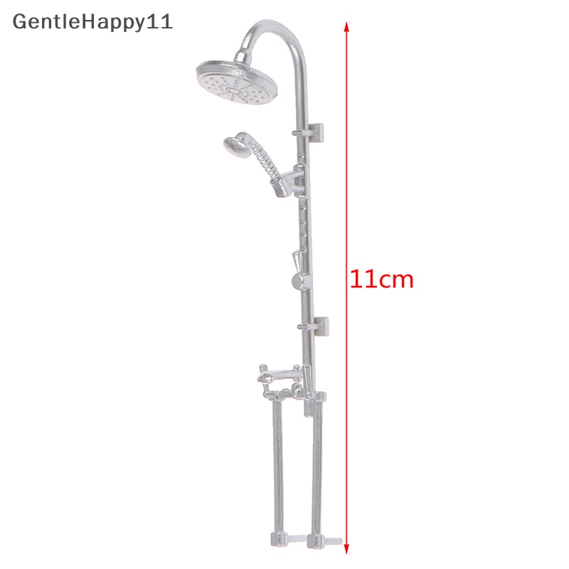 Gentlehappy 1: 12rumah Boneka Miniatur Kran Kamar Mandi Keran Shower Mandi Model Shower id