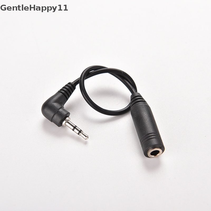 Gentlehappy Colokan Male 2.5mm Ke Jack Female 3.5mm Stereo AUX Audio TRS Adapter Converter id