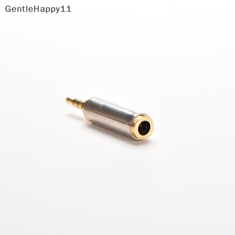 Gentlehappy Gold 2.5mm Male to 3.5mm Female Stereo Mic Audio Earphone Jack Adapter Converter id