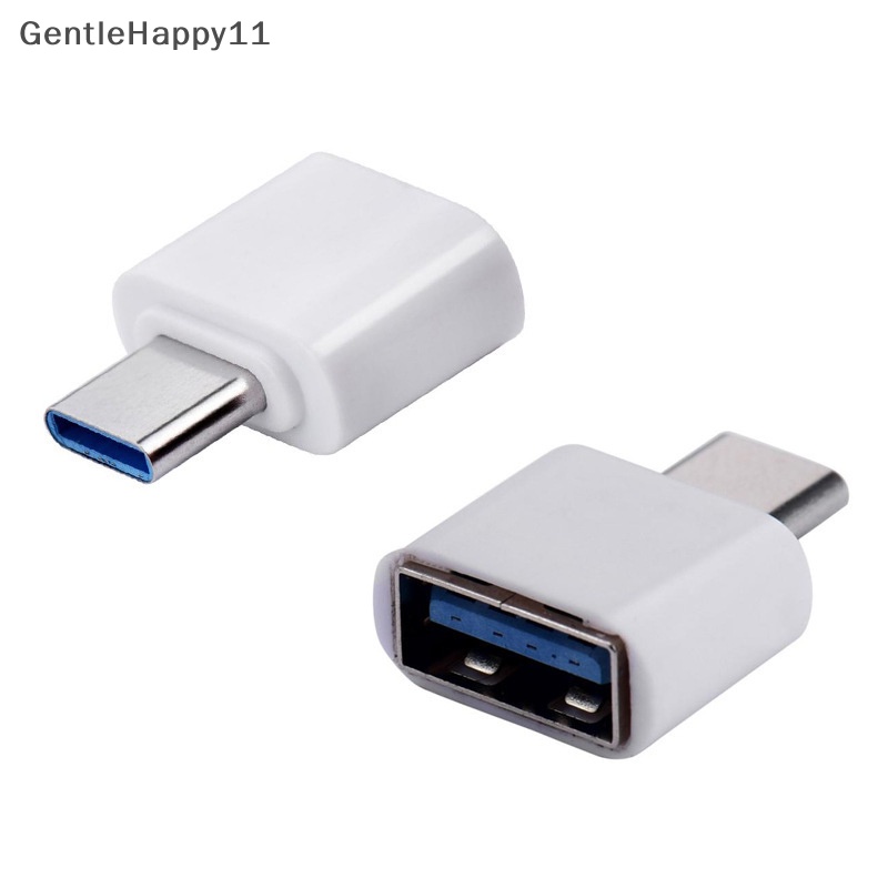 Gentlehappy Konektor Data OTG Adaptor Mini Tipe C Ke USB Untuk Handphone Android id