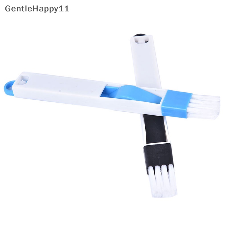 Gentlehappy 2in1 Pembersih Jendela Serbaguna Groove Brush Alat Lipat Keyboard Rumah Tangga id