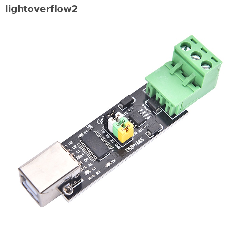 [lightoverflow2] Usb 2.0 Ke TTL RS485 Adaptor Konverter Serial Modul FTDI FT232RL SN75176 [ID]