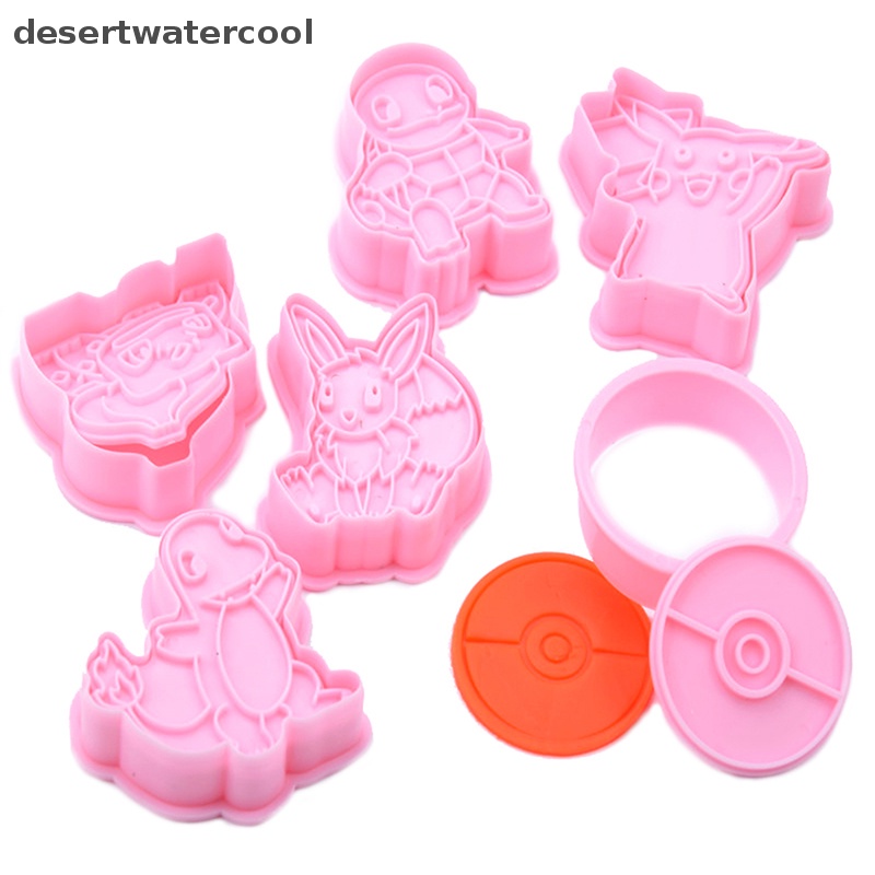 Deid 6Set Kartun elf Cookie Press Tipe Biskuit Plastik cutg die set Martijn