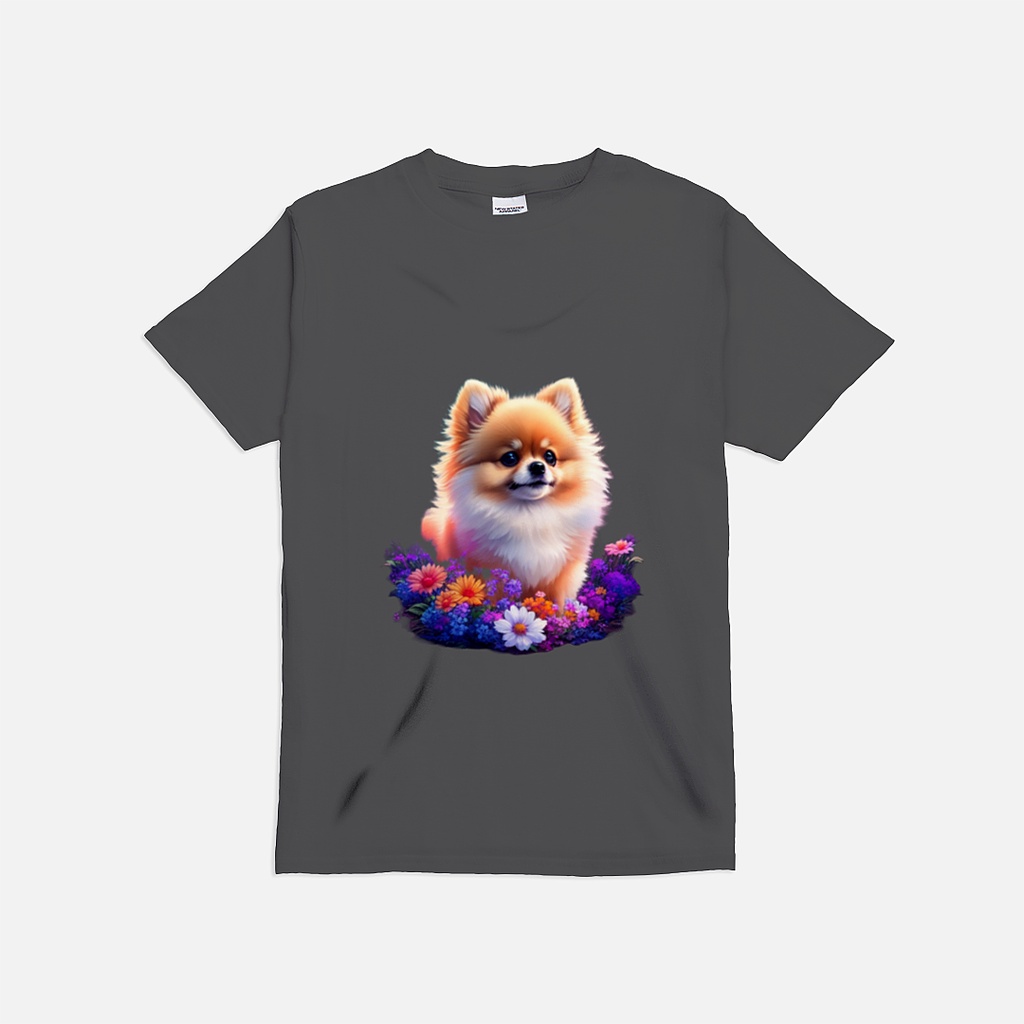 Soft T-Shirt Pomeranian Dog /Anjing Pomeranian/Pom