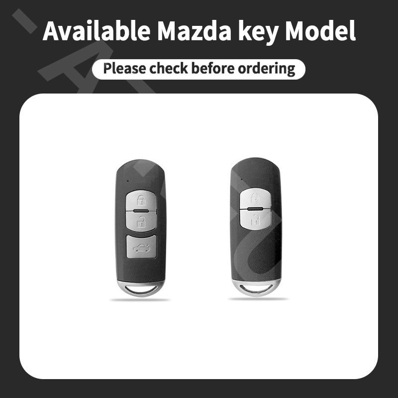 Mazda Zinc Alloy Bungkus Penuh Case Kunci Mobil Cover Serat Karbon Kulit Smart Key Protector Untuk2 3 CX5 CX30 CX8 CX3 Mazda2 6 5 CX9 BT50