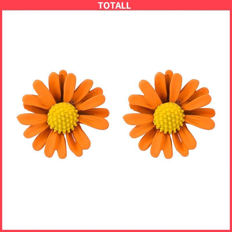 COD 1 pasang anting daisy minimalis Korea-Totall