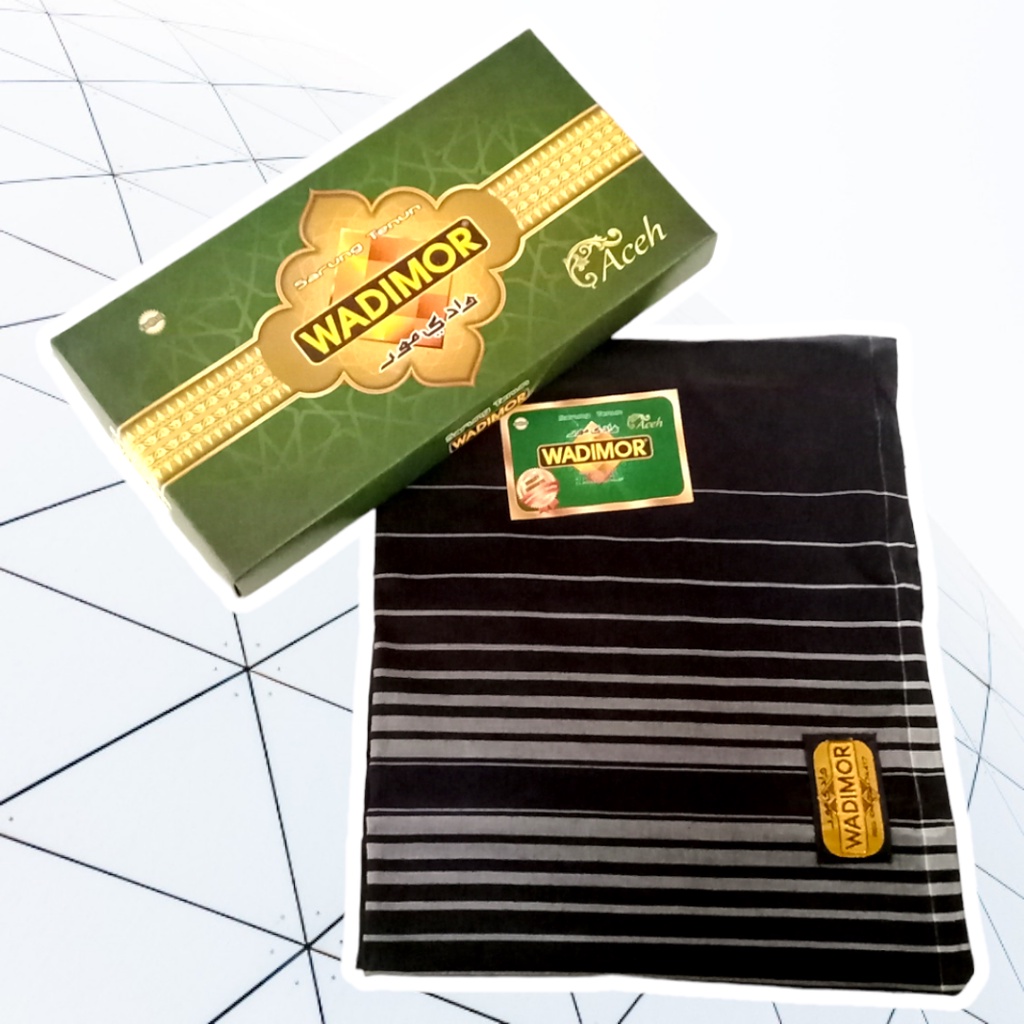 Sarung Wadimor Songket / Sarung Wadimor Hitam / Sarung Wadimor Dewasa / Sarung Wadimor / Sarung Wadi