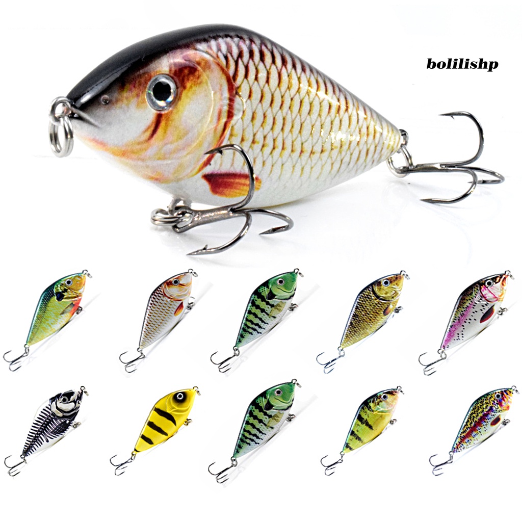 Bo-7cm/14.5g Umpan Pancing Realistis Tajam Kait Simulasi 3D Mata Kulit Hidup Ikan Menarik Universal Tenggelam Laut Memancing Bretel Umpan Buatan Peralatan Memancing