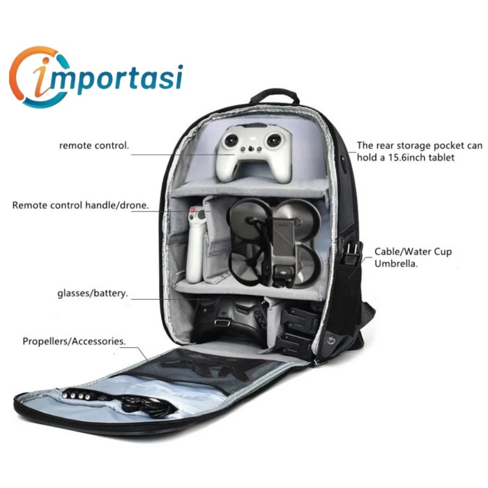 Tas Backpack Ransel DJI AVATA Storage Bag Drone Goggles 2 V2