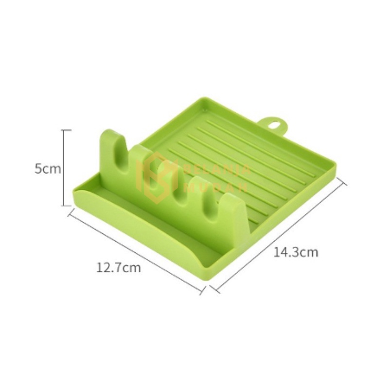 Kitchen Utensil Holder / Holder Peralatan Masak / Rak Spatula Sutil Tutup Panci Non Slip