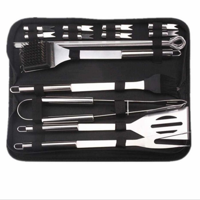 Perlengkapan Alat Masak BBQ 1 set Grilling Tools Utensil