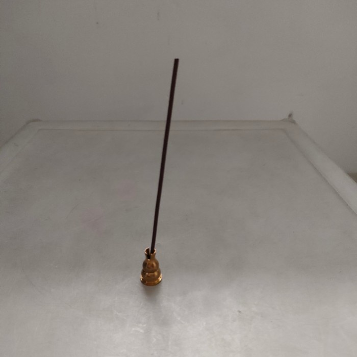 kuningan tempat tatakan pebakarbdupa hiolo kecil bokor