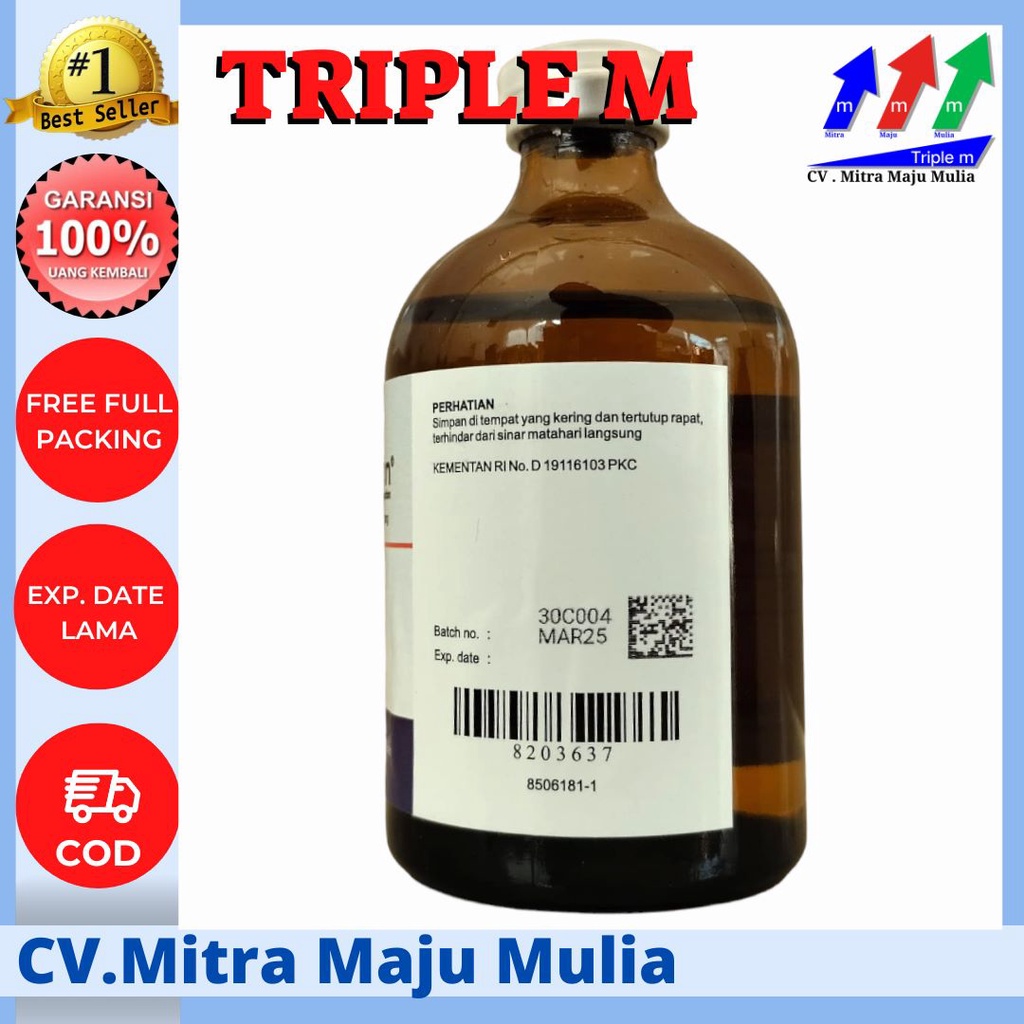 MEDIPIRON 100 ml Obat Demam, Nyeri, Radang Hewan