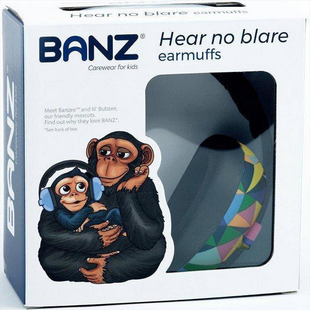 BANZ Baby Earmuffs 0 - 2 years Kaleidoscope Penutup Telinga Bayi