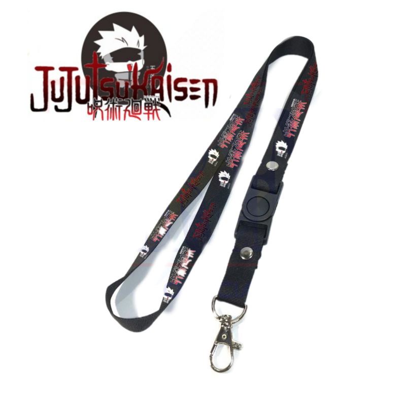 

TALI LANYARD Jujutsu KAISEN GANTUNGAN KUNCI/GANTUNGAN ID CARD/GANTUNGAN HP/GANTUNGAN FLASHDISK/GANTUNGAN POD