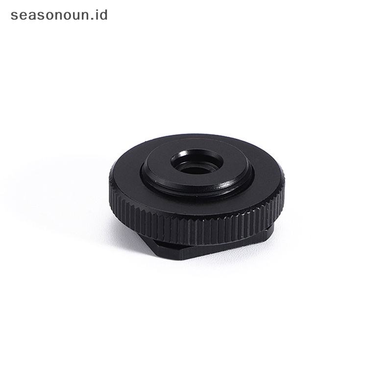 Seasonoun Sekrup Konversi Hot Shoe 1per4m6 Ke 5per8inci Microphone Fill Light Photography Accessories Mount Adapter Untuk Kamera Dslr Tembak.