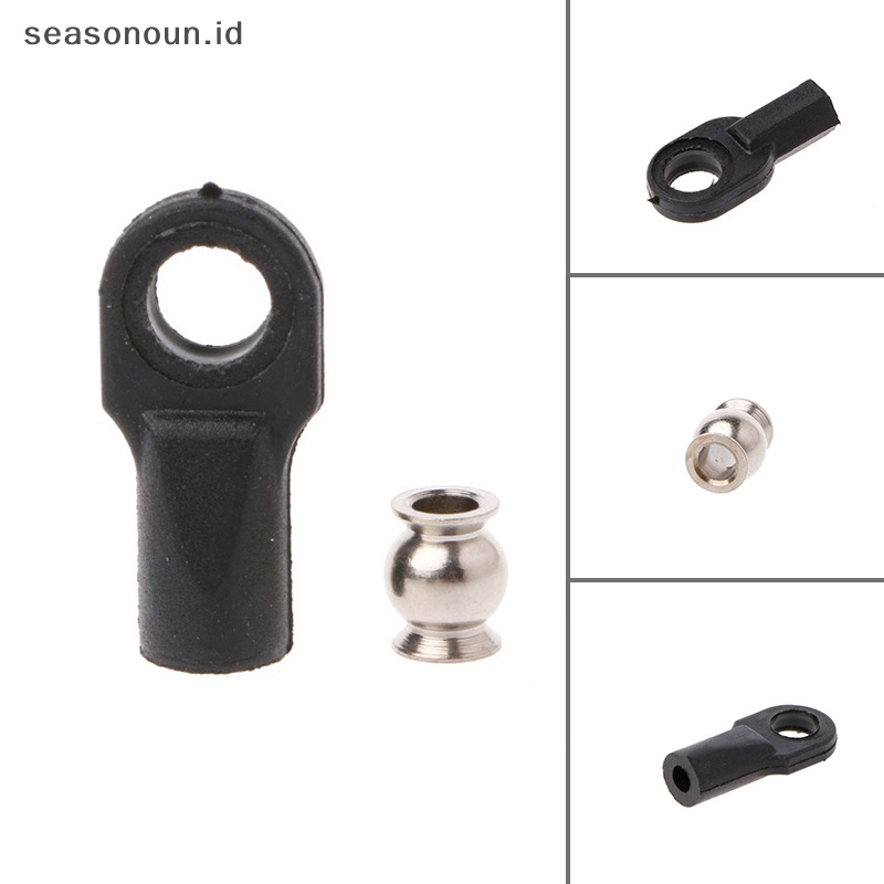 Seasonoun 12Pcs Rod End Linkage Balls Joint Head Untuk 1per10mobil RC Crawler Axial TRAXXA.