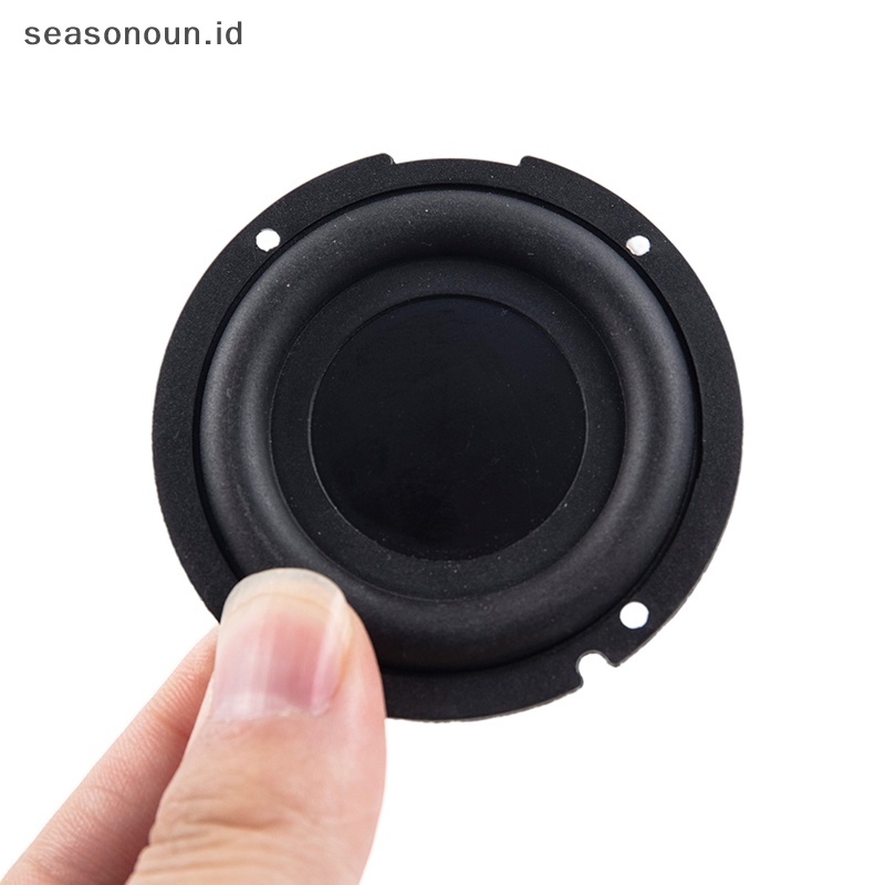 Seasonoun Bass Radiator Speaker Diafragma Speaker Radiator Bass Pasif Diafragma 57mm Bantu Memperkuat Woofer Membran Getaran Diafragma Karet Diafragma Woofer Diy Aksesoris.