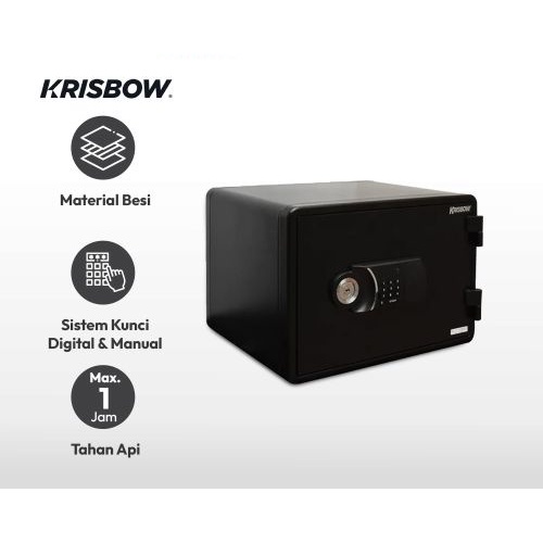 Krisbow Brankas Tahan Api / brankas penyimpanan uang dan berkas
