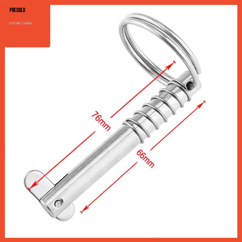 [Predolo] 316pin Quick Release Bahan Stainless Steel 8x76mm Untuk Engsel Deck Atas Bimini Perahu