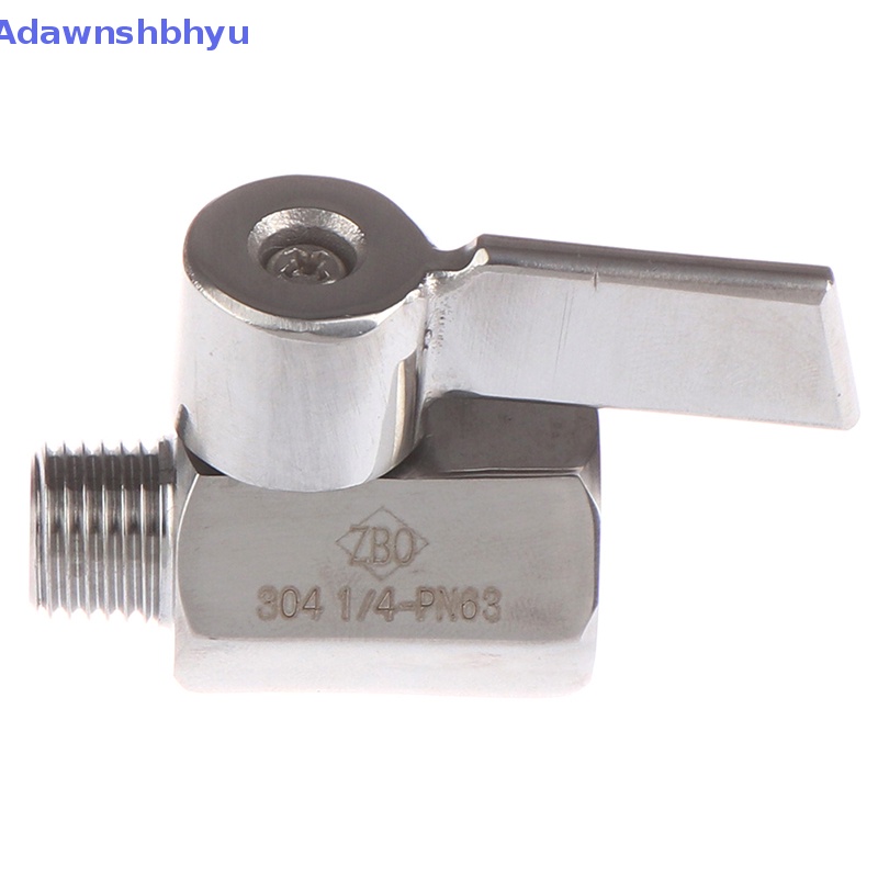 Ball Valve Adhyu Stainless Steel3041/4&quot; Inch NPT Male X Female Klep Mini Kecil ID