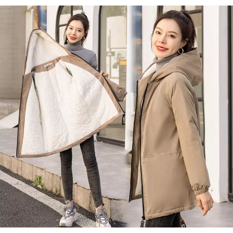 jaket bulu serpa,jaket bomber bulu,jaket musim dingin jaket wanita dewasa hitam