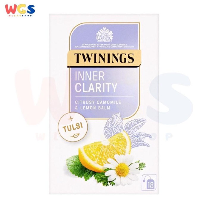 

Terlaris Twinings Inner Clarity Lemon Balm & Camomile Tea with Tulsi