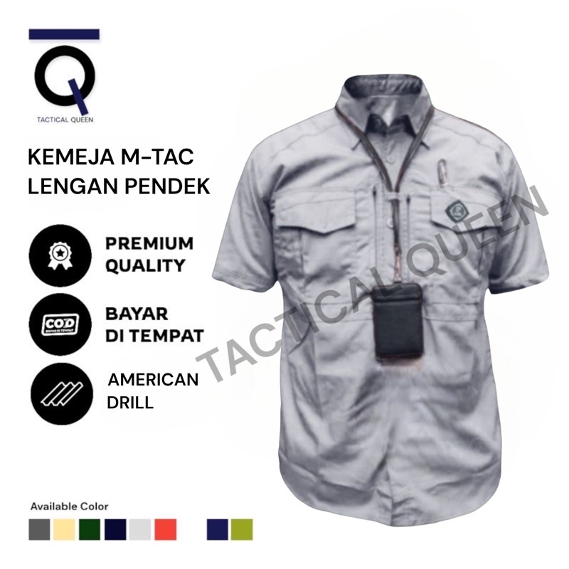 M-Tac Series - Kemeja Tactical Lapangan Pdl Outdoor Lengan Pendek