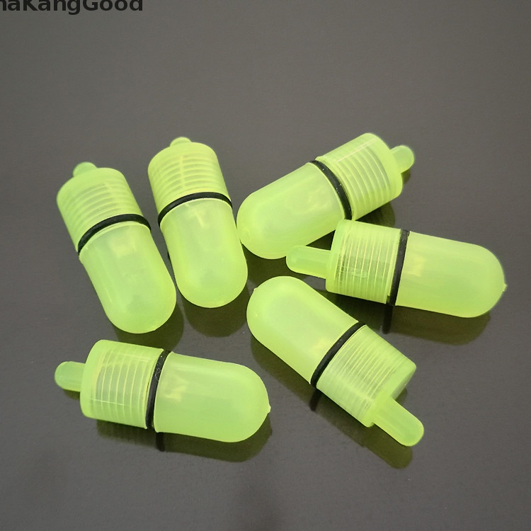 Skid 10pcs Led Malam Pancing Umpan Gigit Lampu Alarm Lonceng Kembar Klip Alerter Memancing Laut SKK