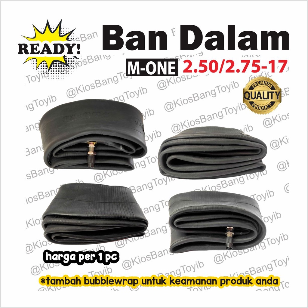 Ban Dalam Motor Ring 17 2.50/2.75-17 Ban Luar 80/90-17 (M-One)