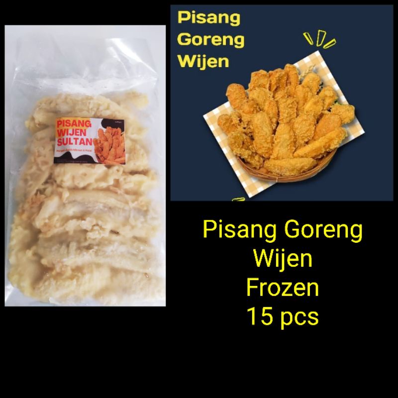 Pisang Goreng Wijen Frozen 15 pcs