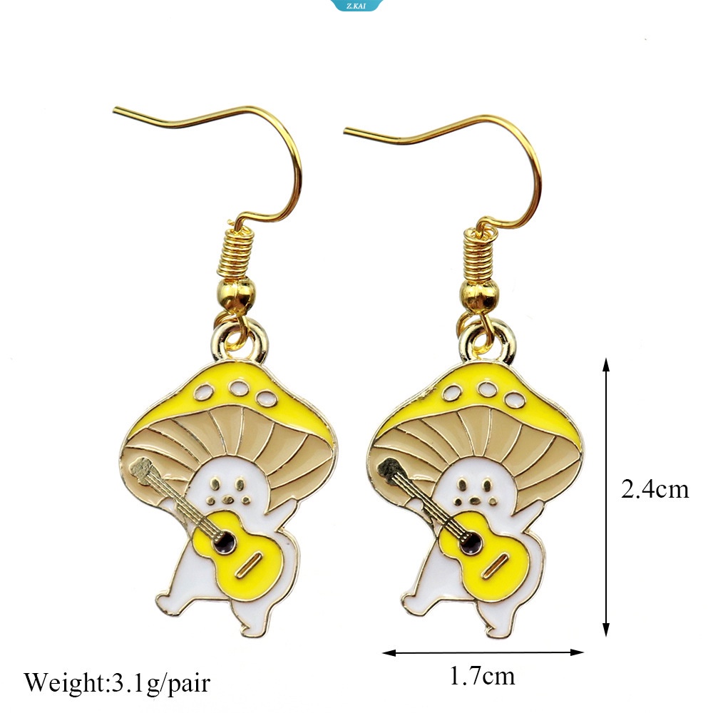 Kartun Cinnamoroll Pom Pom Purin Strawberry Bear Pichu Anting Hewan Gadis Lembut Dan Lucu Imut Fashion Anting Kreatif [ZK]