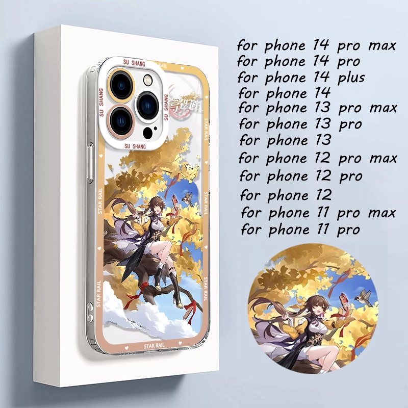IPHONE Fashion Soft Case Kompatibel Untuk Iphone14 13 12 Pro Max 11 XS XR X8 7 6S Plus Casing Ponsel Mini Transparan TPU Silikon Shockproof Cover