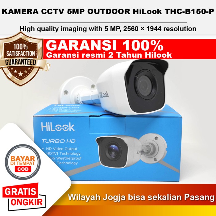 KAMERA CCTV 5MP OUTDOOR HiLook THC-B150-P 5MP Camera Jogja