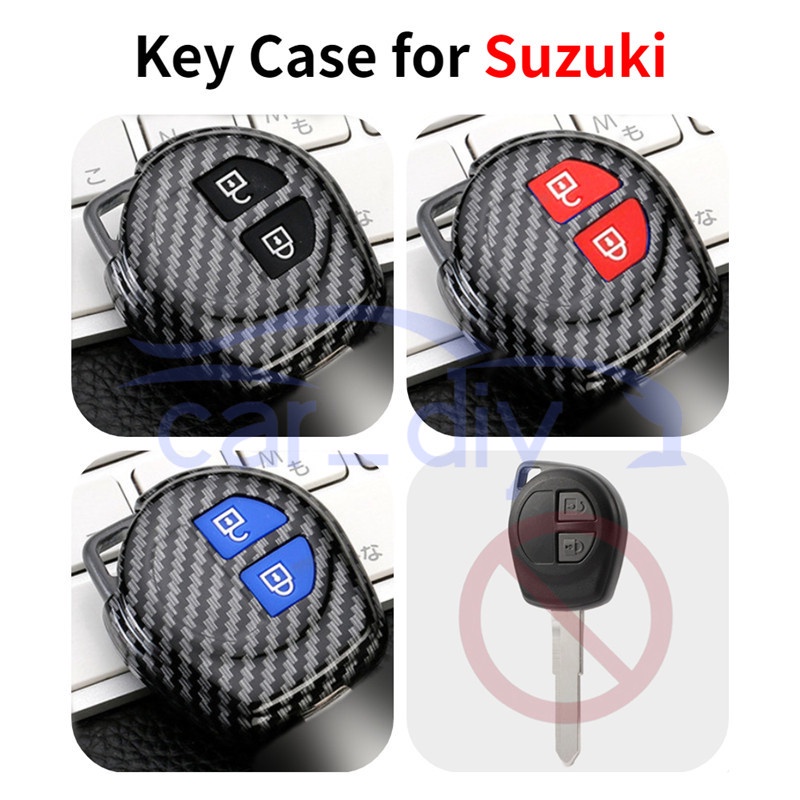 Kasus Kunci ABS Penutup Jarak Jauh Mobil Silikon Gantungan Untuk Suzuki Alivio Alto Jimny S-cross Scross Swift SX4 Vitara Cangkang Pelindung Car Remote Key Case