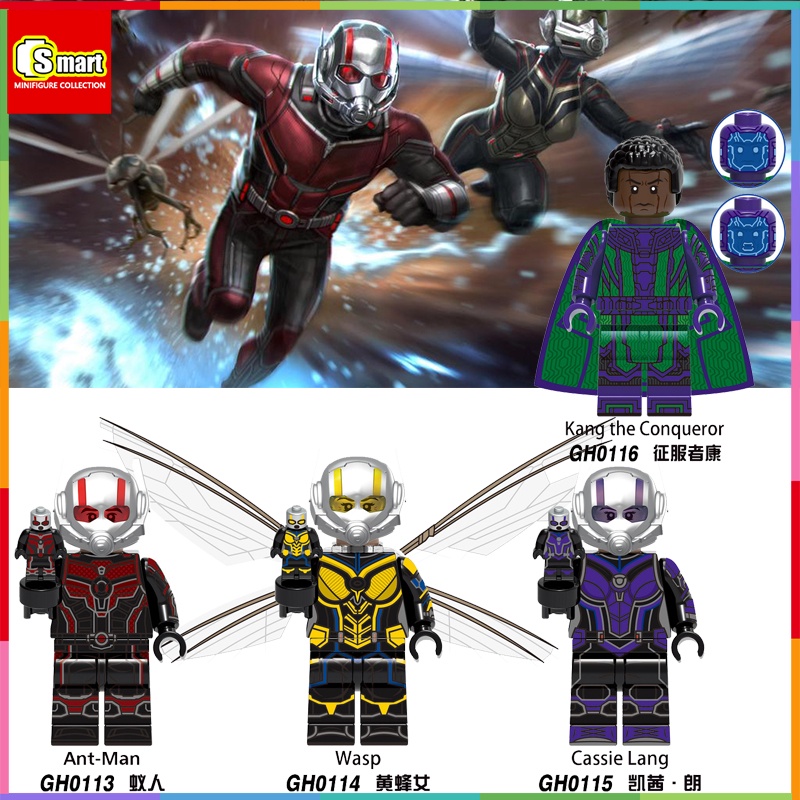 Avengers Ant-Man and The Wasp Conqueror Building Block Koleksi Mainan Mini Hobi Hadiah