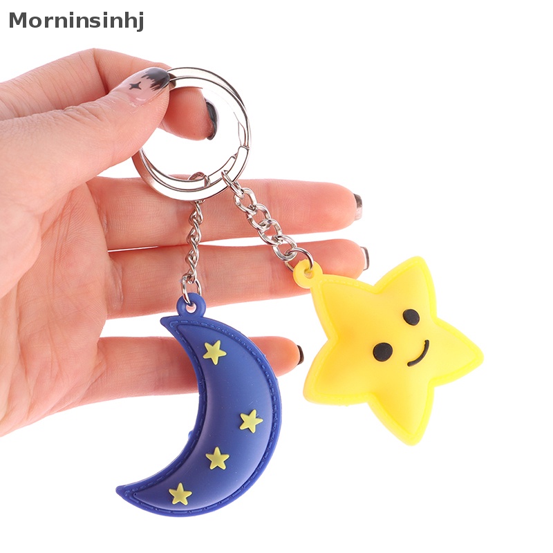 Mornin Lucu Manis Romantis Bentuk Matahari Bulan Bintang Aktivitas Hadiah Liontin Gantungan Kunci Tas Liontin Keyring Aksesoris id