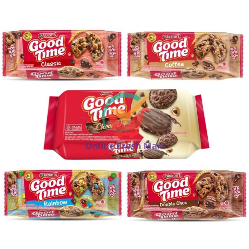 

Good Time Cookies Classic Chocolate double rainbow coffee choco dip - Online Fresh Mart Denpasar
